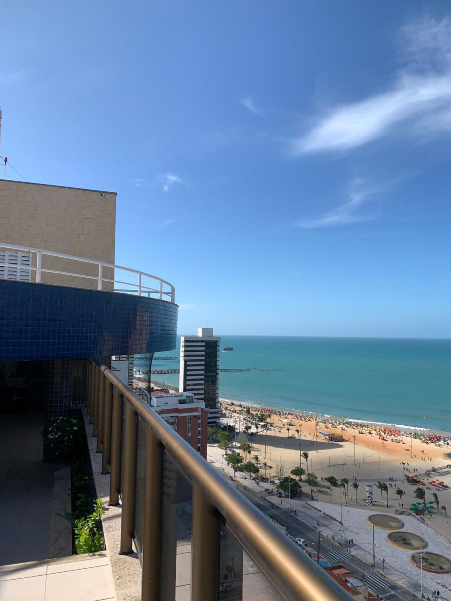 Flat Praia De Iracema Vista Mar Fortaleza  Exterior foto